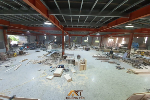 Xưởng gỗ tự nhiên (Quy mô: ~3000m2)