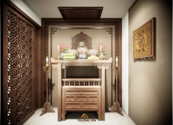 MẪU PHÒNG THỜ 004