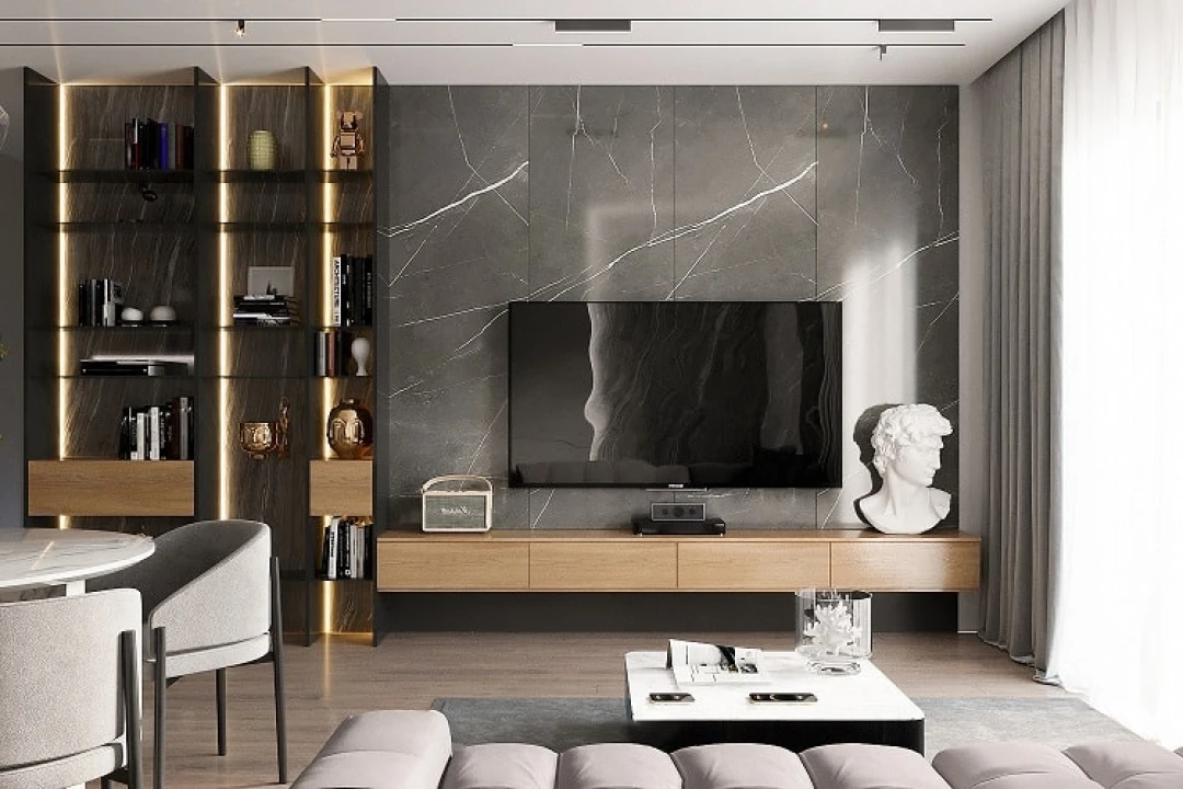 Mẫu thiết kế nội thất căn hộ 70m2 đẹp