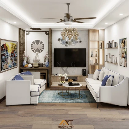 Dịch vụ tư vấn thiết kế thi công nội thất phòng khách tại Nội Thất Trường Yến