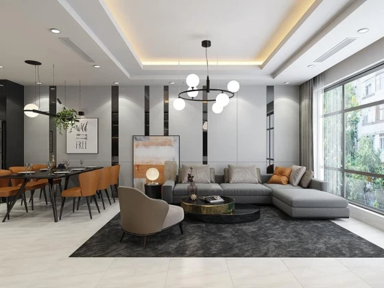 Những lưu ý khi bố trí, thiết kế nội thất chung cư 100m2