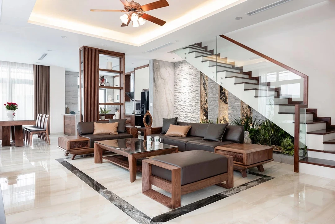 những mẫu bàn ghế gỗ óc chó đẹp