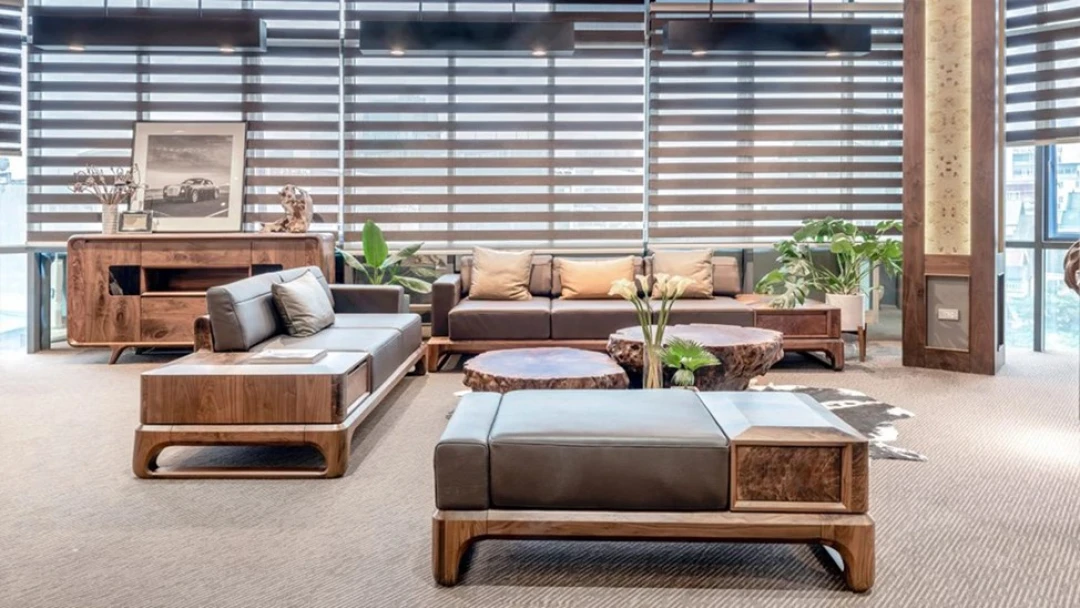 những mẫu bàn ghế gỗ óc chó đẹp