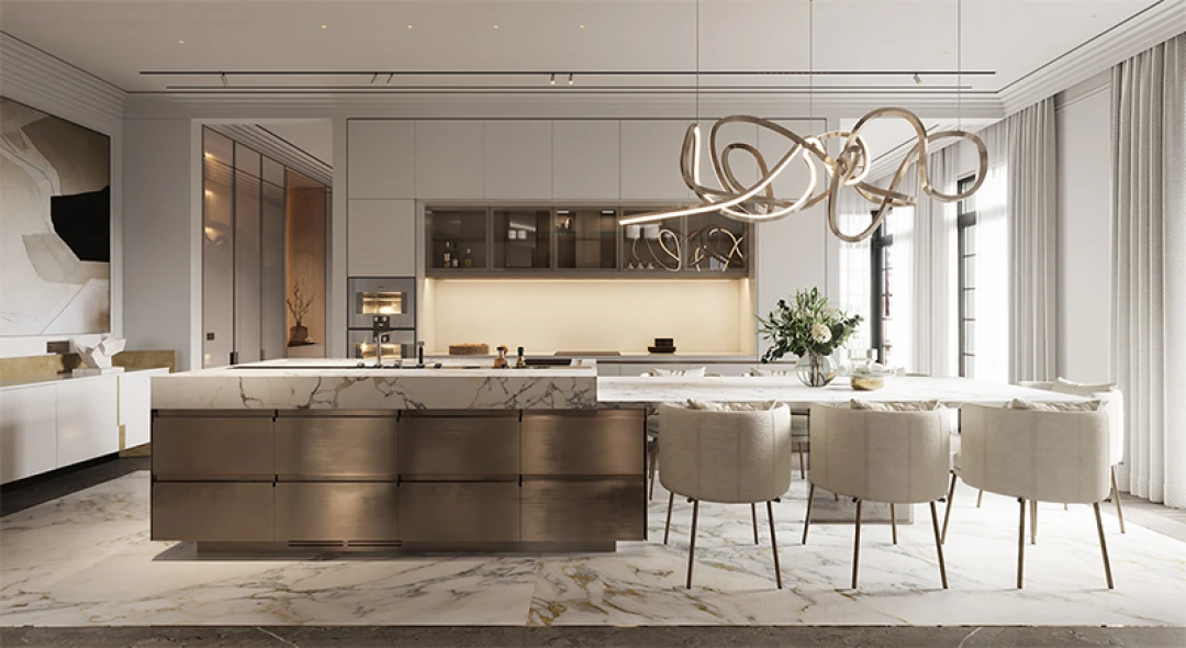 mẫu nội thất chung cư tân cổ điển