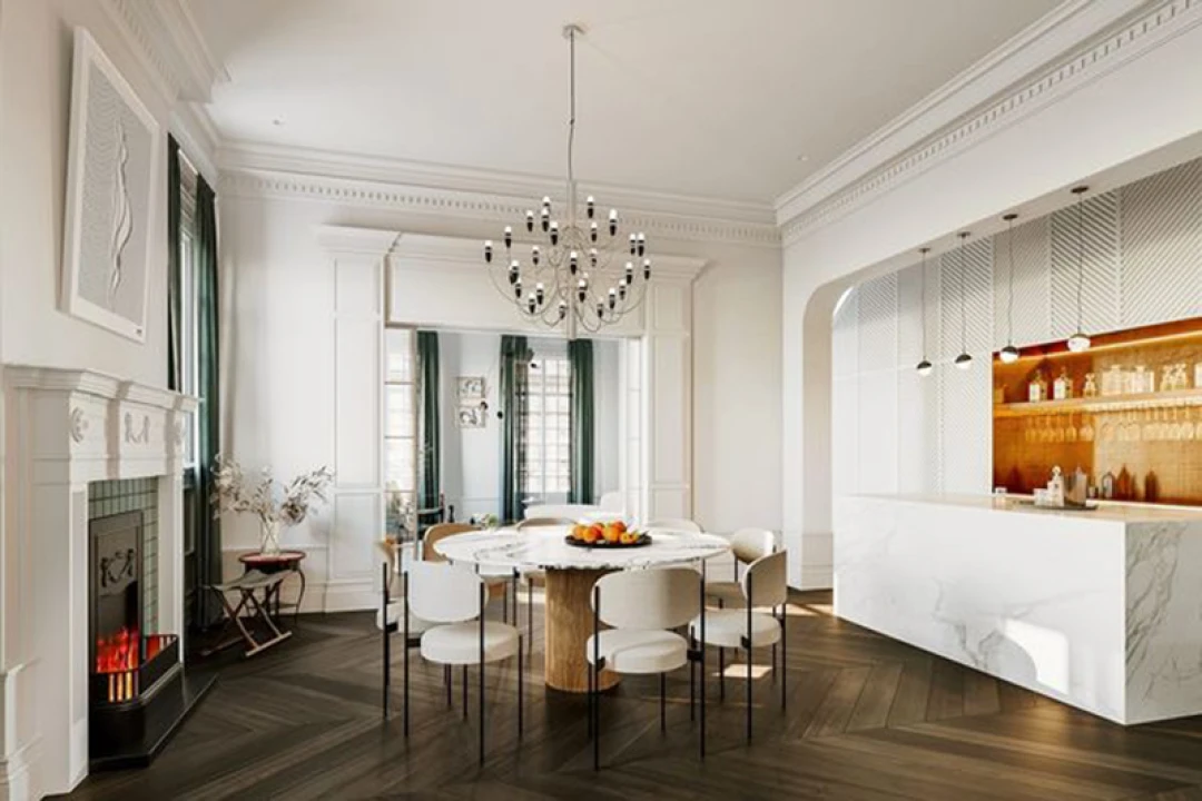 mẫu nội thất chung cư tân cổ điển