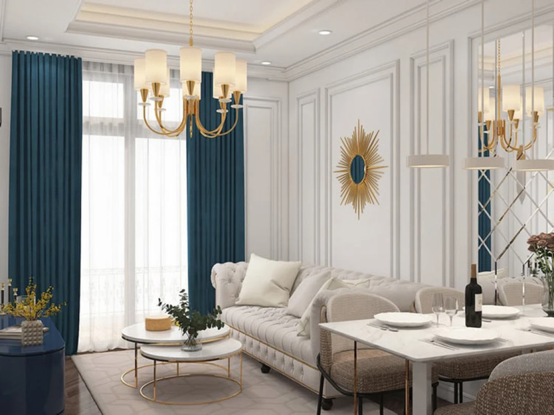 mẫu nội thất chung cư tân cổ điển