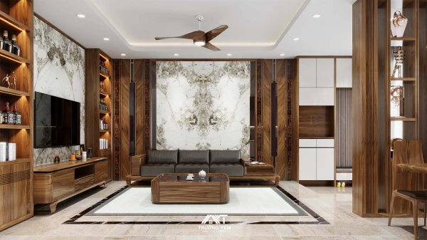 Thiết Kế Khách Bếp Nhà Phố Hữu Bằng